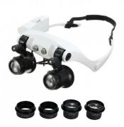 Zväčšovacia hlavová lupa LED (10x, 15x, 20x, 25x)